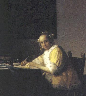 Vermeer: Lady Writing a Letter